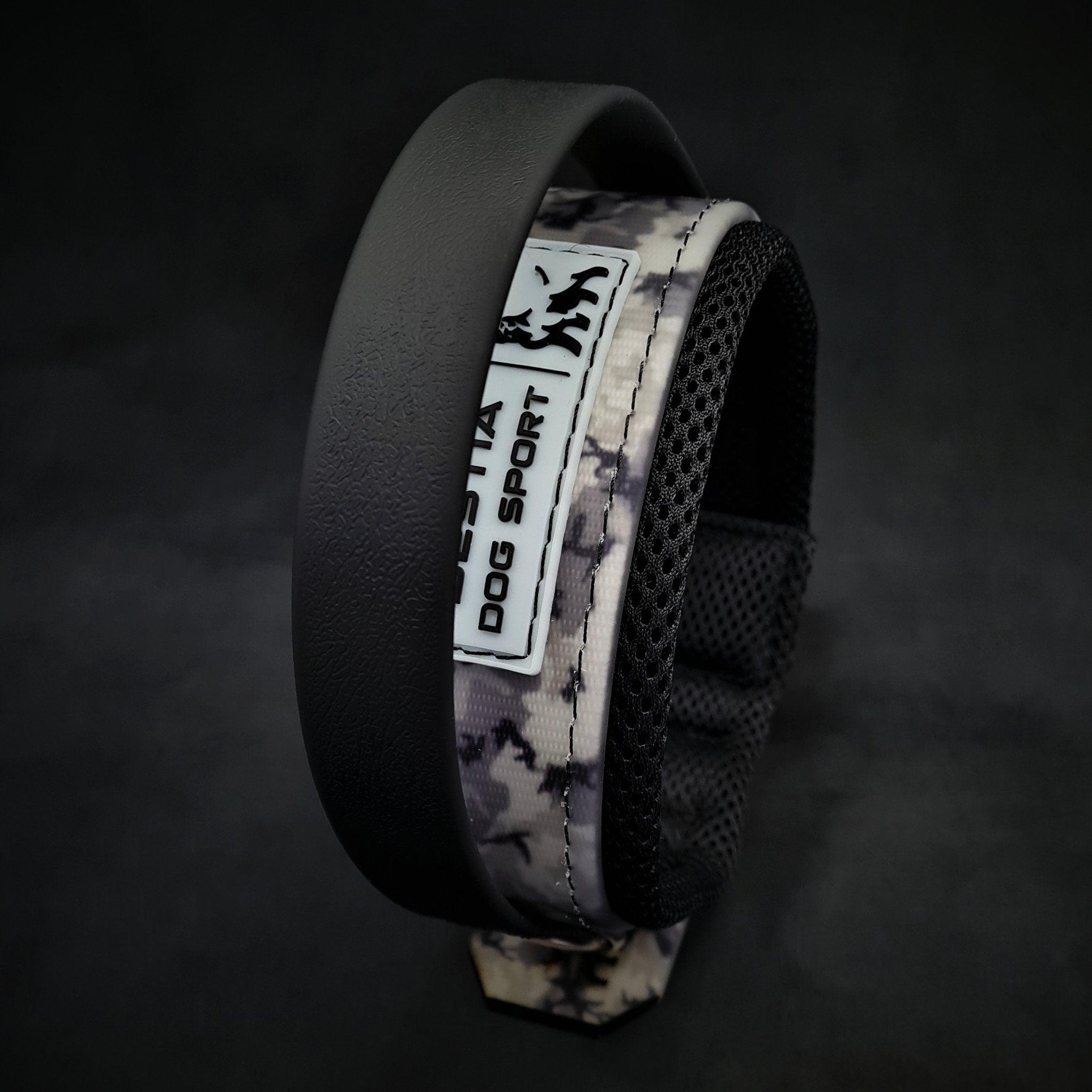 BESTIA DOG SPORT, Handle Collar Grey Camo